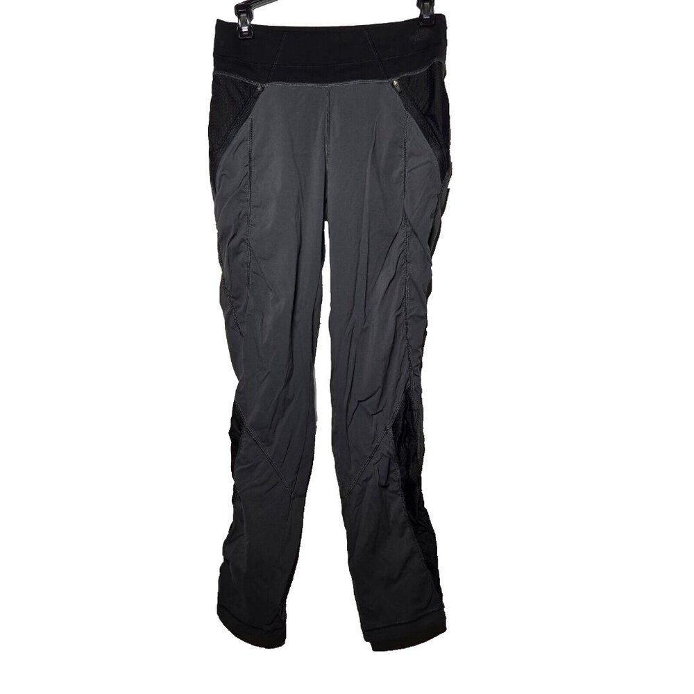 The North Face Women's Black and Charcoal Gray Leggings